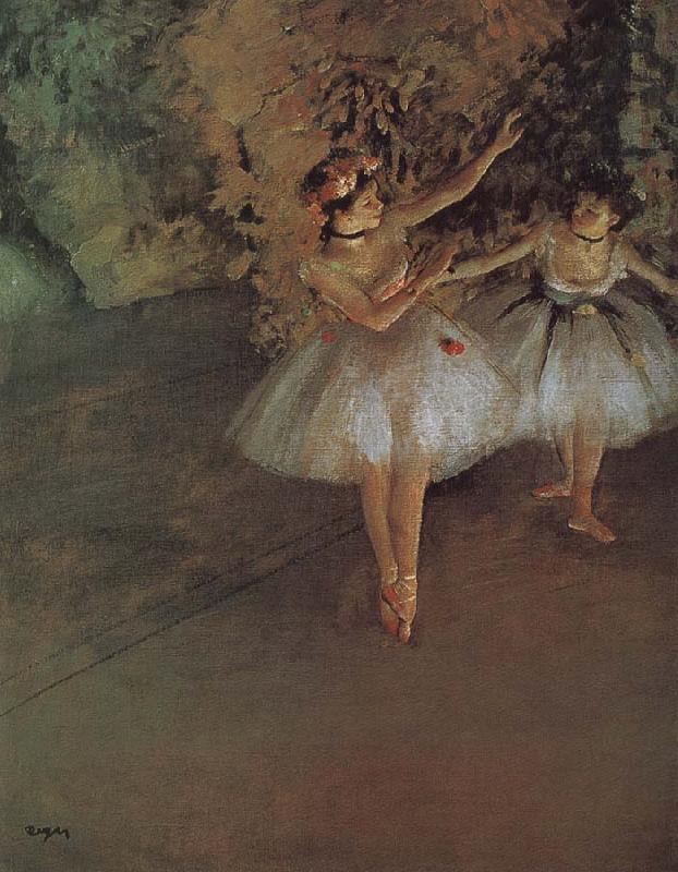 Edgar Degas Two dancer Germany oil painting art
